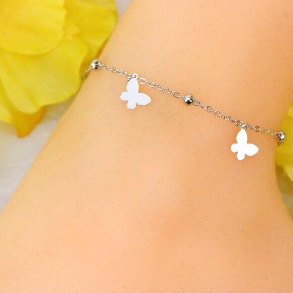 Minimalist Anklet, Sleek & Modern Design, Women’s Fashion, YC110217-A - Picture 4 of 10